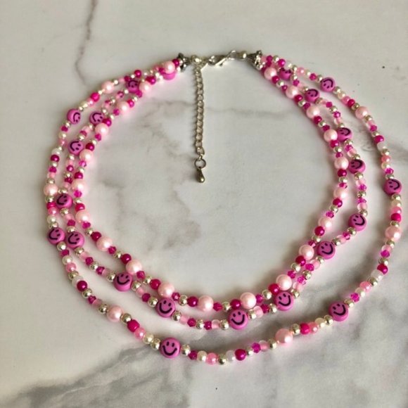 Triple Layer Choker Emoji Necklace - Picture 5 of 6